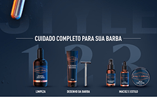 Banner Aparelho de Barbear Clássico Premium Cuidado Completo