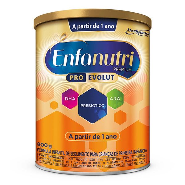 Fórmula Infantil de primeira infância Enfanutri Premium Pro Evolut Lata 800g