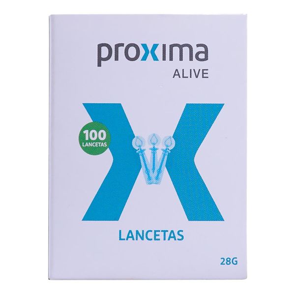 Lancetas para Teste de Glicemia Próxima Alive X 100 Unidades