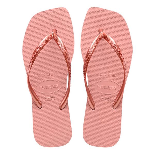 Sandálias Havaianas Slim Square Rosa Crocus N°39/40