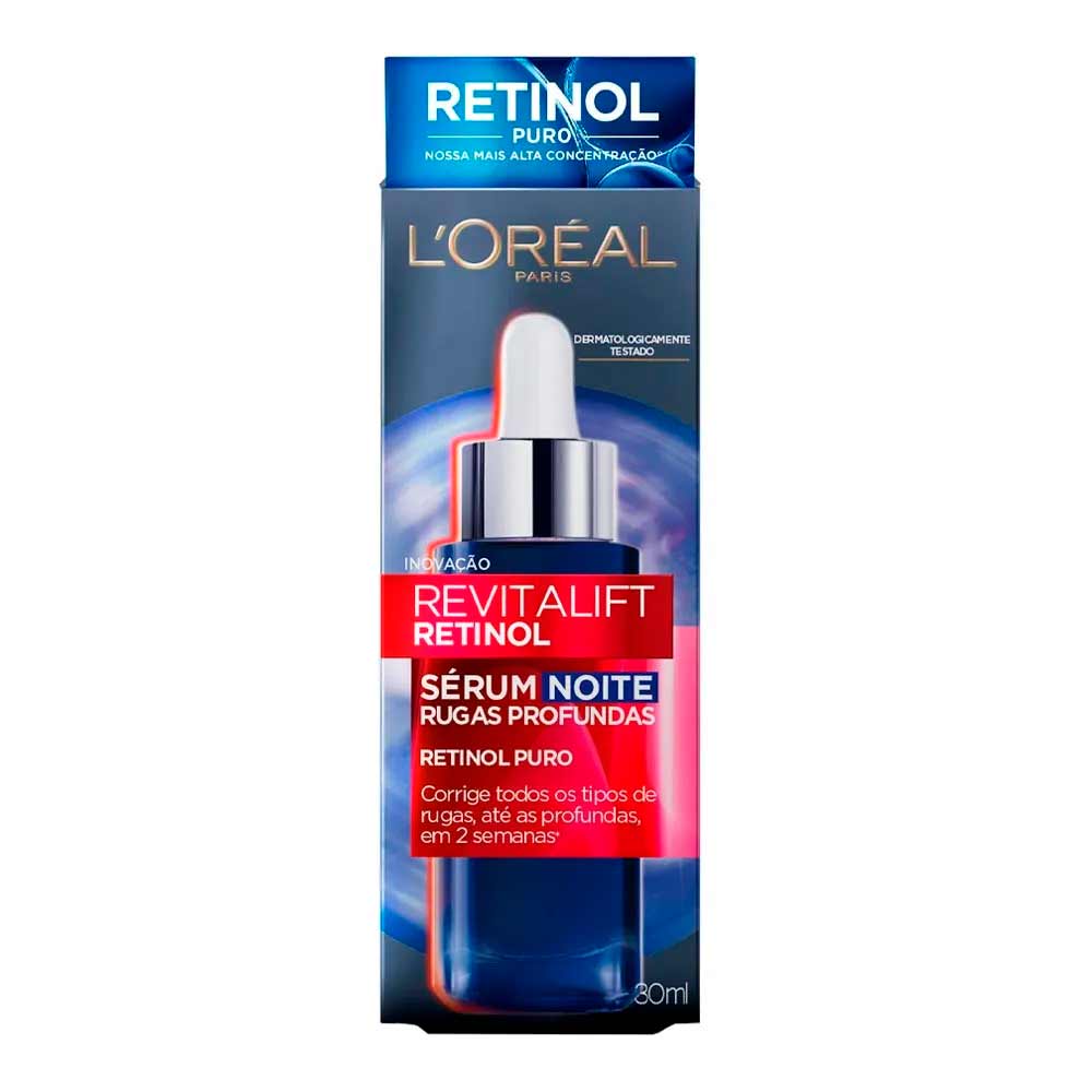 L'Oréal Paris Kit Sérum Preenchedor Facial Anti-Idade 30Ml + Creme
