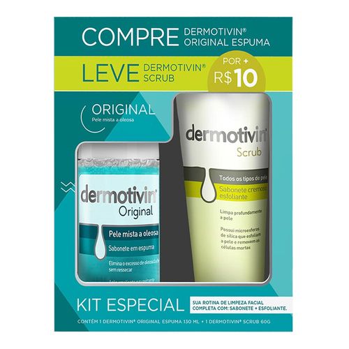 831670---Kit-Dermovitin-Sabonete-Espuma-Original-130ml-Sabonete-Esfoliante-Scrub-60g-1 831670---Kit-Dermovitin-Sabonete-Espuma-Original-130ml-Sabonete-Esfoliante-Scrub-60g-1