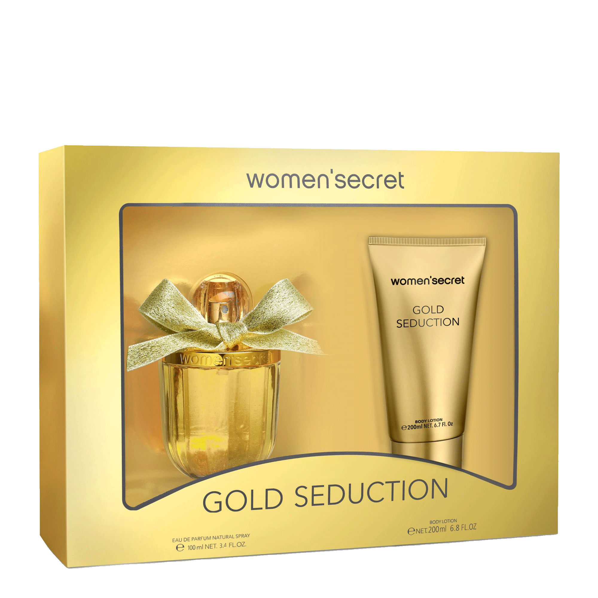 Conjunto Gold Seduction Women’ Secret Feminino - Eau De Parfum 100ml + Loção Corporal 200ml