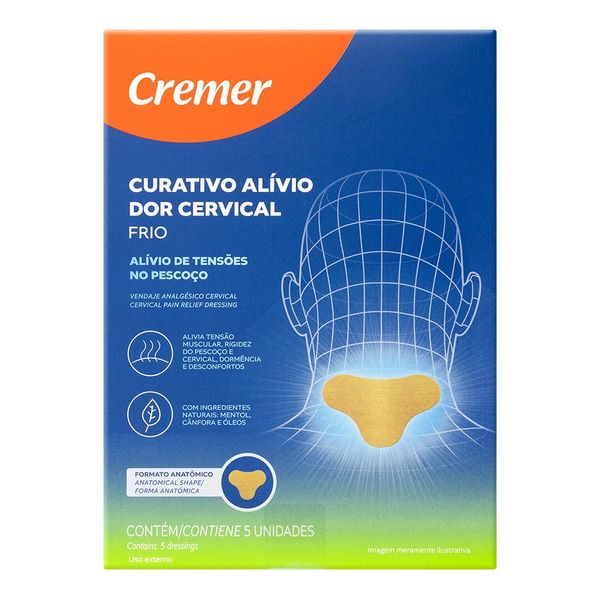Curativo Alívio Dor Cervical Frio Cremer 5 Unidades