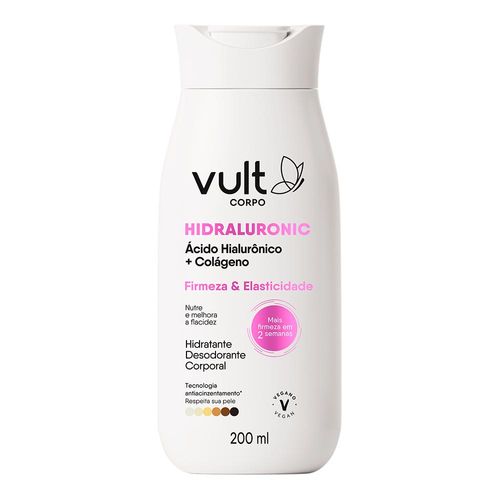 Hidratante Corporal Vult Corpo Firmeza E Elasticidade 200Ml