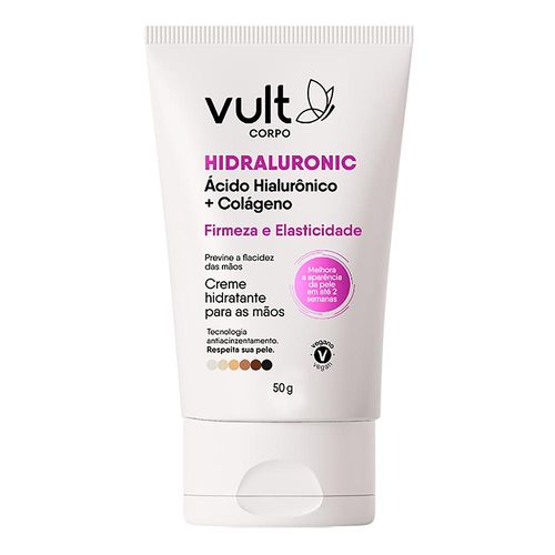 Creme Para As Mãos Vult Corpo Hidratante Firmeza E Elasticidade 50G