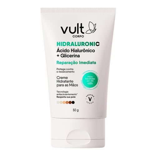 Creme Para As Mãos Vult Corpo Hidratante Reparação Imediata 50G