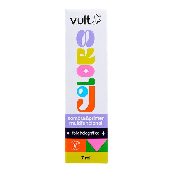 Sombra E Primer Vult Colors Multifuncional Folia Holográfica 7ml
