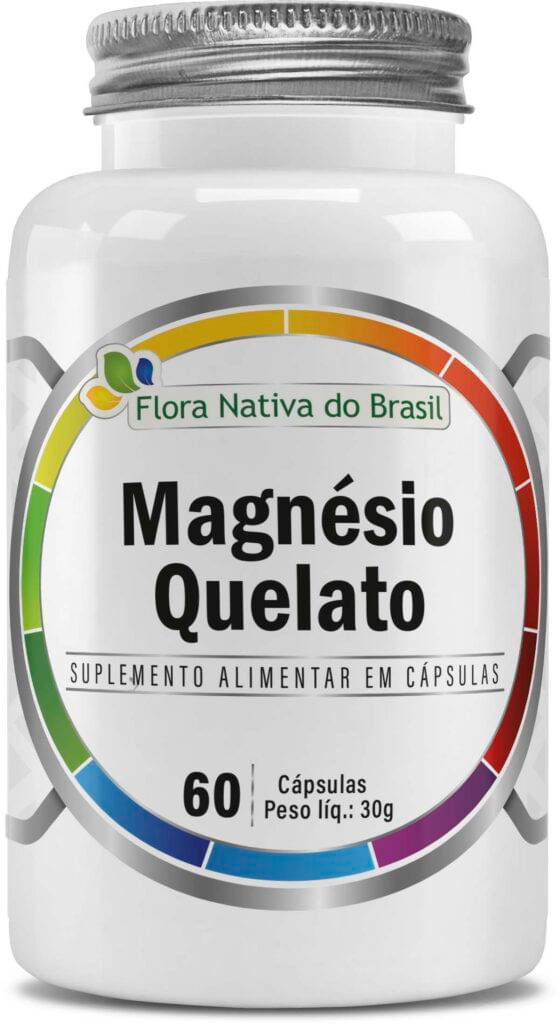 Magnésio Quelato 60 Cápsulas - Flora Nativa