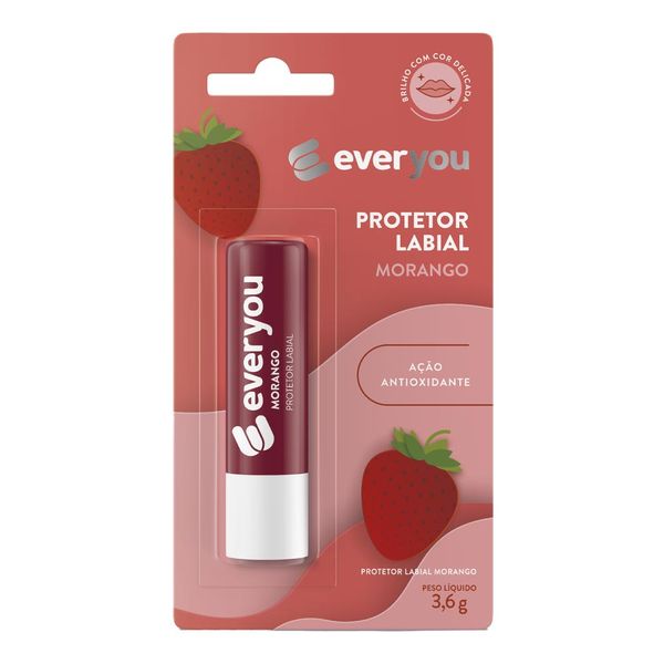 Protetor Labial Ever You Morango 3,6g
