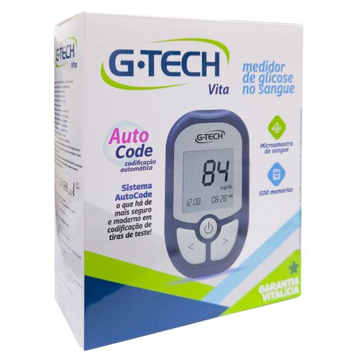 Kit Medidor De Glicemia G-Tech Vita