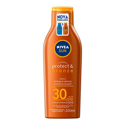 Protetor Solar Nivea Sun Protect & Bronze Fps 30 200Ml