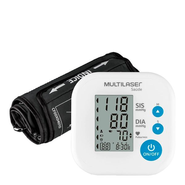 Monitor De Pressão Arterial Digital De Braço Multilaser Saúde 1 Unidade