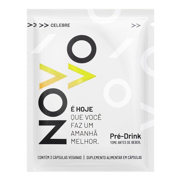 Pré-Drink Novvo 3 Cápsulas 1 Dose