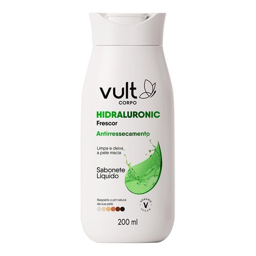 Sabonete Líquido Frescor Vult Corpo Hidraluronic 200Ml