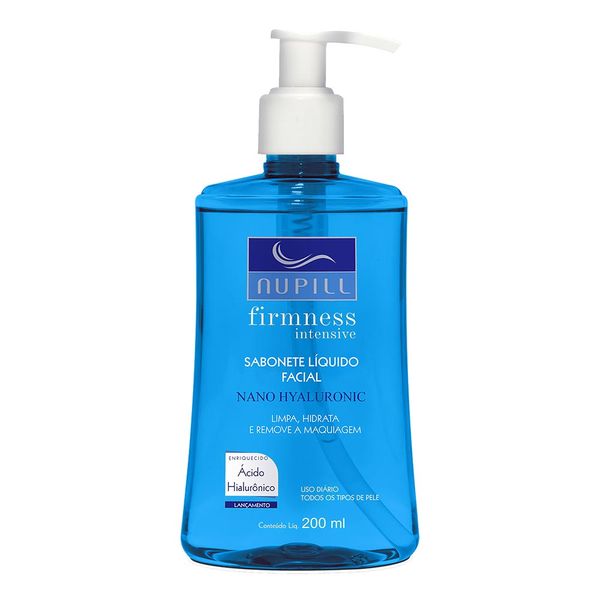Sabonete Líquido Facial Nupill Firmness Intensive Nano Hyaluronic 200ml