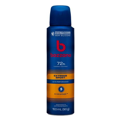 Desodorante Aerossol Antitranspirante Masculino Bozzano Extreme Sport 150Ml