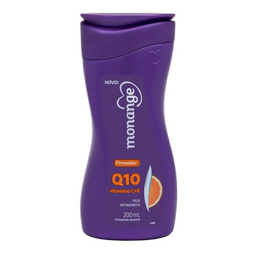 Hidratante Corporal Monange Firmador Q10 Vitamina C + E Pele Extrasseca 200Ml