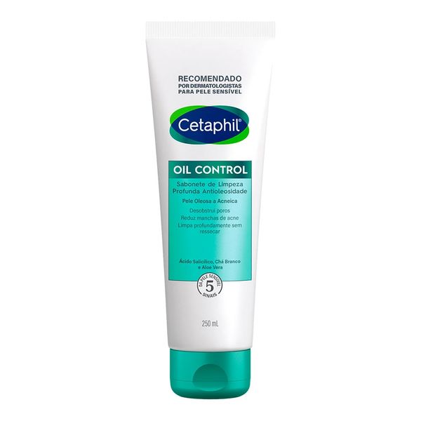 Sabonete Líquido Facial Cetaphil Oil Control Limpeza Profunda Antioleosidade 250ml