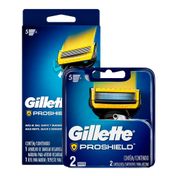 Kit-Gillette-Fusion-Proshield-Aparelho-de-Barbear-Flexball---Carga-2-Unidades