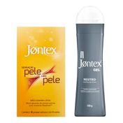 Kit-Jontex-Preservativo-Sensacao-Pele-Com-Pele-4-Unidades---Gel-Lubrificante-Neutro-100g