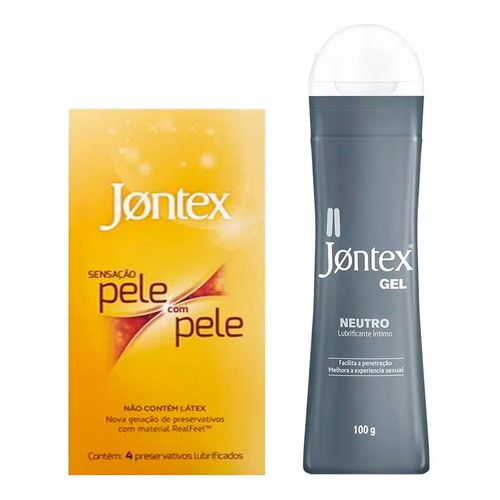 Kit-Jontex-Preservativo-Sensacao-Pele-Com-Pele-4-Unidades---Gel-Lubrificante-Neutro-100g