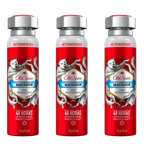Kit-Desodorante-Antitranspirante-Old-Spice-Spray-Matador-93g---3-Unidades