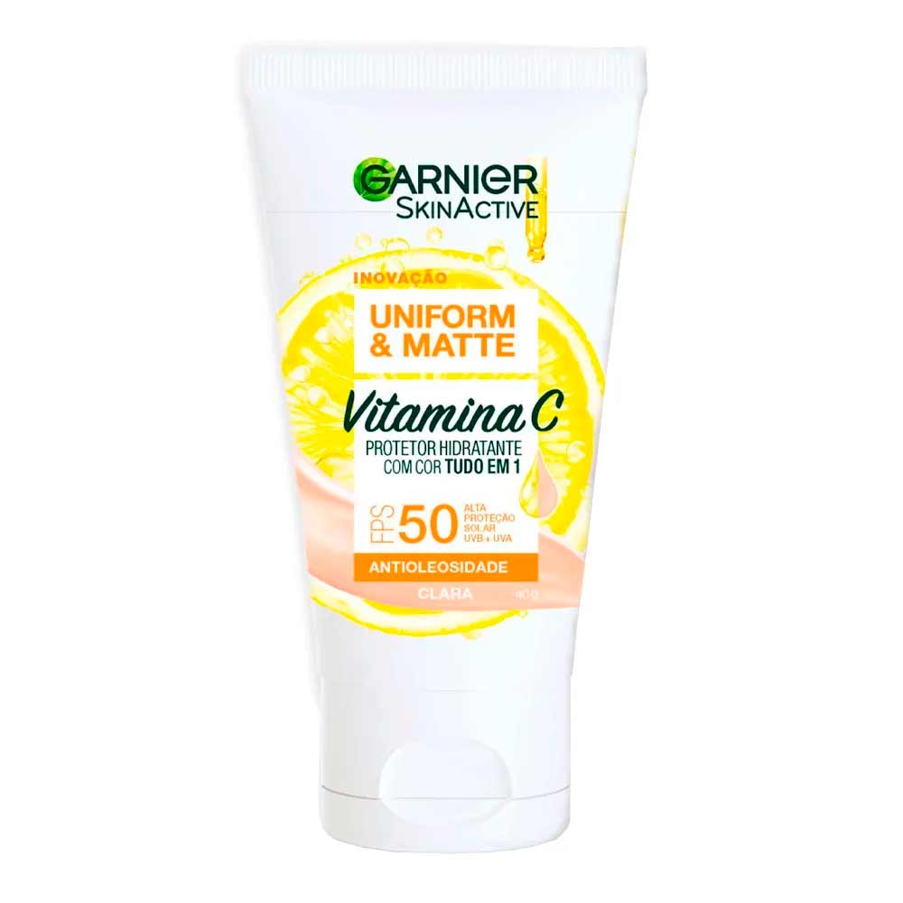 SABONETE LÍQUIDO FACIAL GARNIER SKINACTIVE UNIFORM&MATTE VITAMINA C - 120G