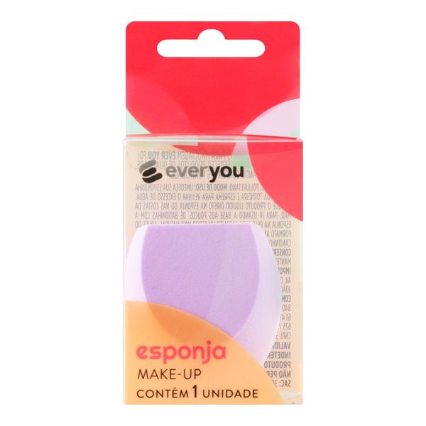 Esponja Para Maquiagem Ever You 1 Unidade