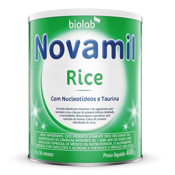Fórmula Infantil Novamil Rice Biolab 400g