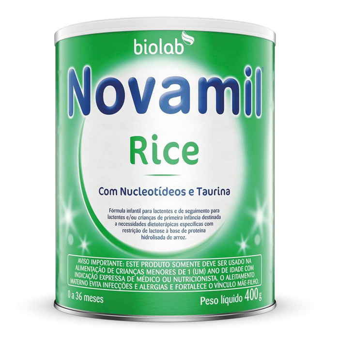 Fórmula Infantil Novamil Rice Biolab 400g