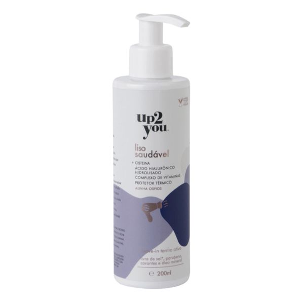 Leave-In Termoativado Up2you Liso Saudável 200ml