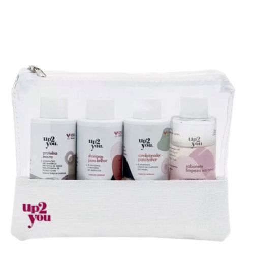 839060-Kit-Necessaire-Up2You-Shampoo-Condicionador-Sabonete-Liquido-Proteina-para-Brilhar-100ml-Cada- 839060-Kit-Necessaire-Up2You-Shampoo-Condicionador-Sabonete-Liquido-Proteina-para-Brilhar-100ml-Cada-