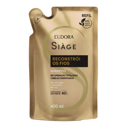 839213-Shampoo-Eudora-Siage-Reconstroi-Os-Fios-400ml-Refil- 839213-Shampoo-Eudora-Siage-Reconstroi-Os-Fios-400ml-Refil-