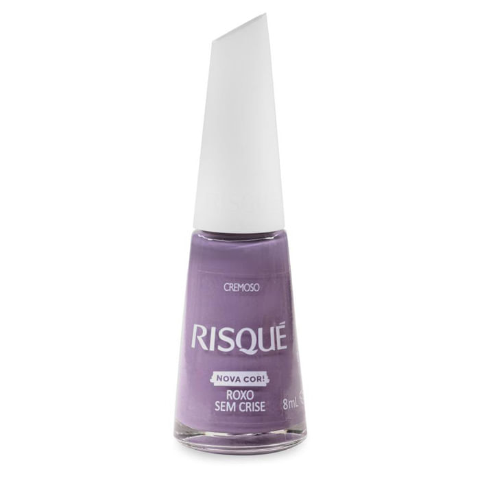 Esmalte Risqué Roxo Sem Crise Cremoso 8ml