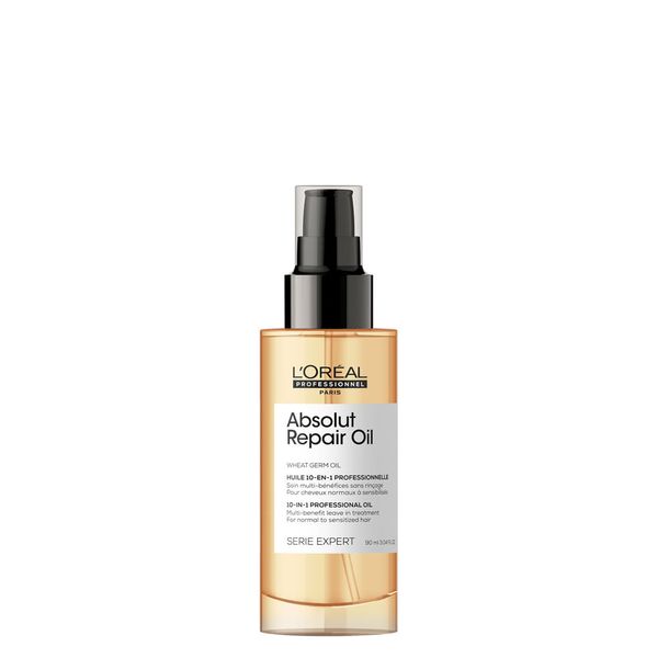 Óleo Capilar L'Oréal Professionnel Serie Expert Absolut Repair Gold Quinoa Protein 10 in 1 90 ml 90 ml