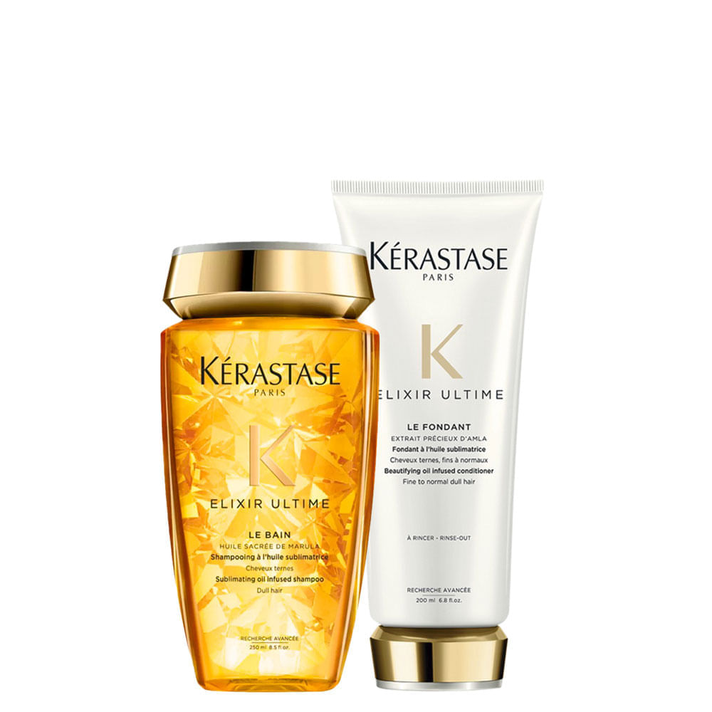 Kit Kérastase Elixir Ultime - Shampoo 250 ml + Condicionador 250 ml