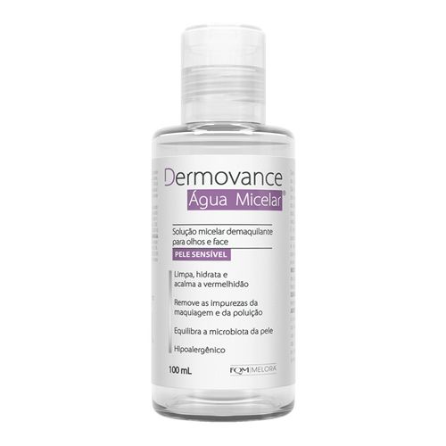 Água Micelar Demaquilante Dermovance 100Ml