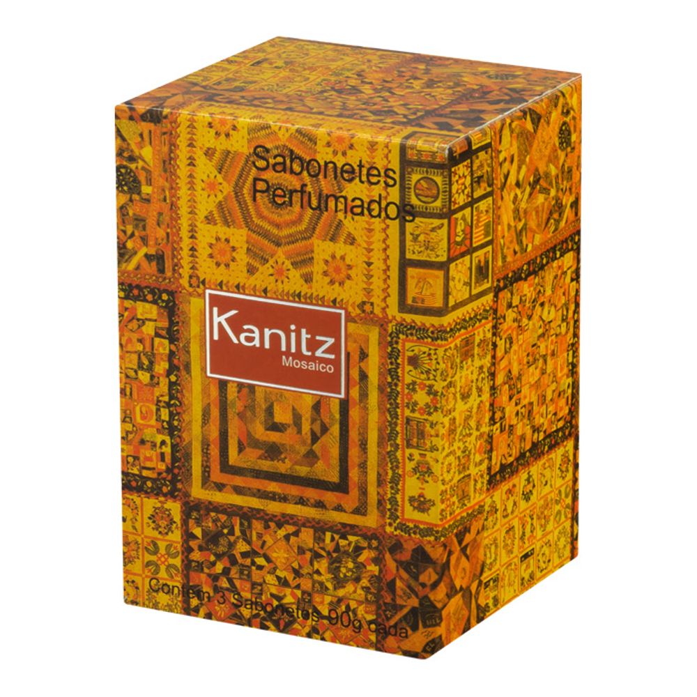 Sabonete em Barra Kanitz Mosaico 3 Unidades 90g Cada - Drogaria