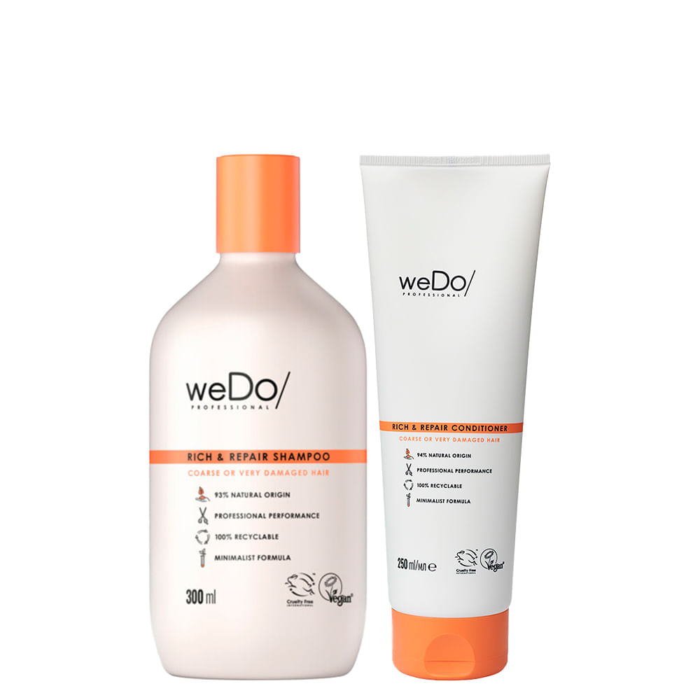 Kit WeDo/ Professional Rich&Repair - Shampoo 300 ml + Condicionador 250 ml