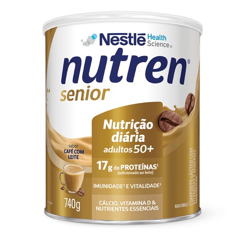 Complemento Alimentar Nutren Senior Café Com Leite 740G