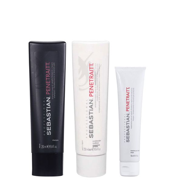 Kit Sebastian Professional Penetraitt - Shampoo 250 ml + Condicionador 250 ml + Máscara 150 ml