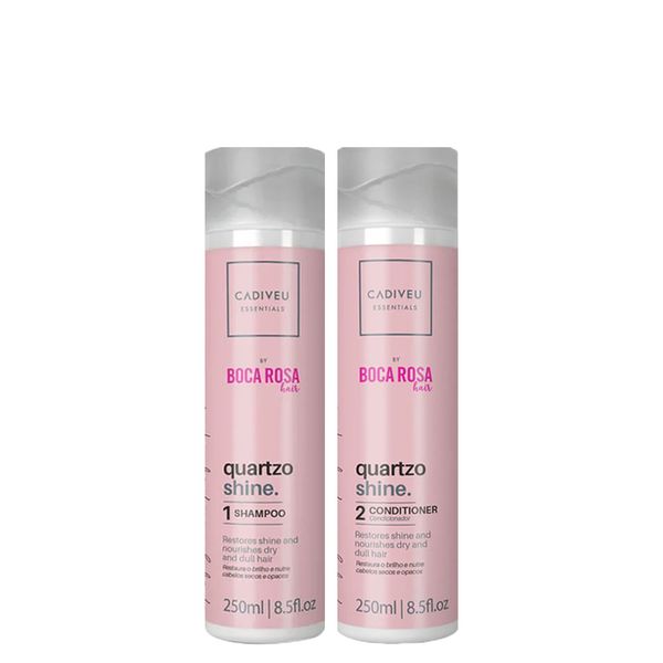 Kit Cadiveu Essentials Quartzo Shine - Shampoo 250 ml + Condicionador 250 ml