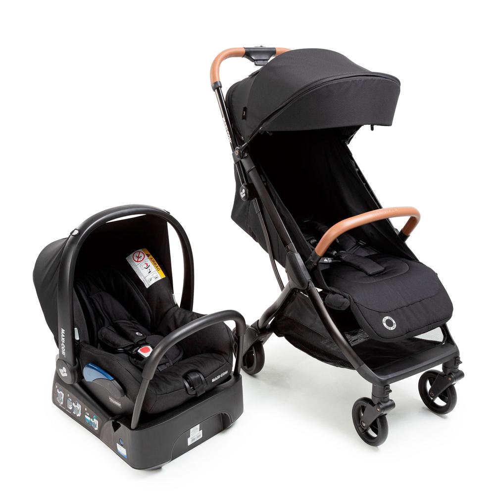 Carrinho com Bebê Conforto Travel System Eva Trio Essential Black + maxi Cosi 935309608