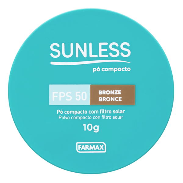 Pó Compacto Efeito Sunless Facial Matte FPS50 Bronze 10g