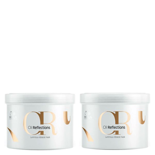 Kit Wella Professionals Oil Reflections Máscara de Brilho 500 ml - 2 Unidades