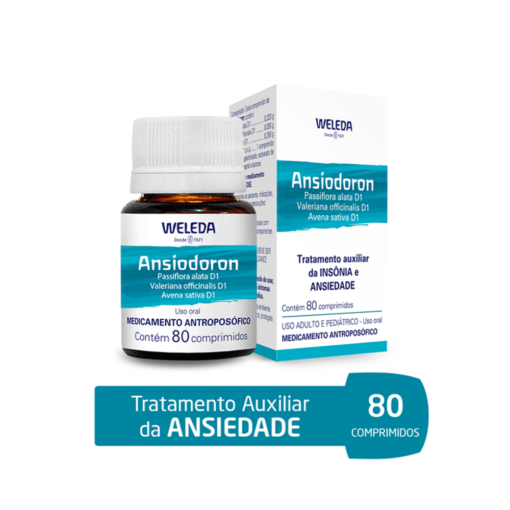 Ansiodoron weleda deals 80 comprimidos