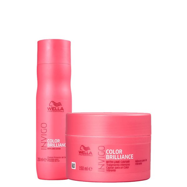 Kit Wella Professionals Invigo Color Brilliance - Shampoo 250 ml + Máscara 150 ml