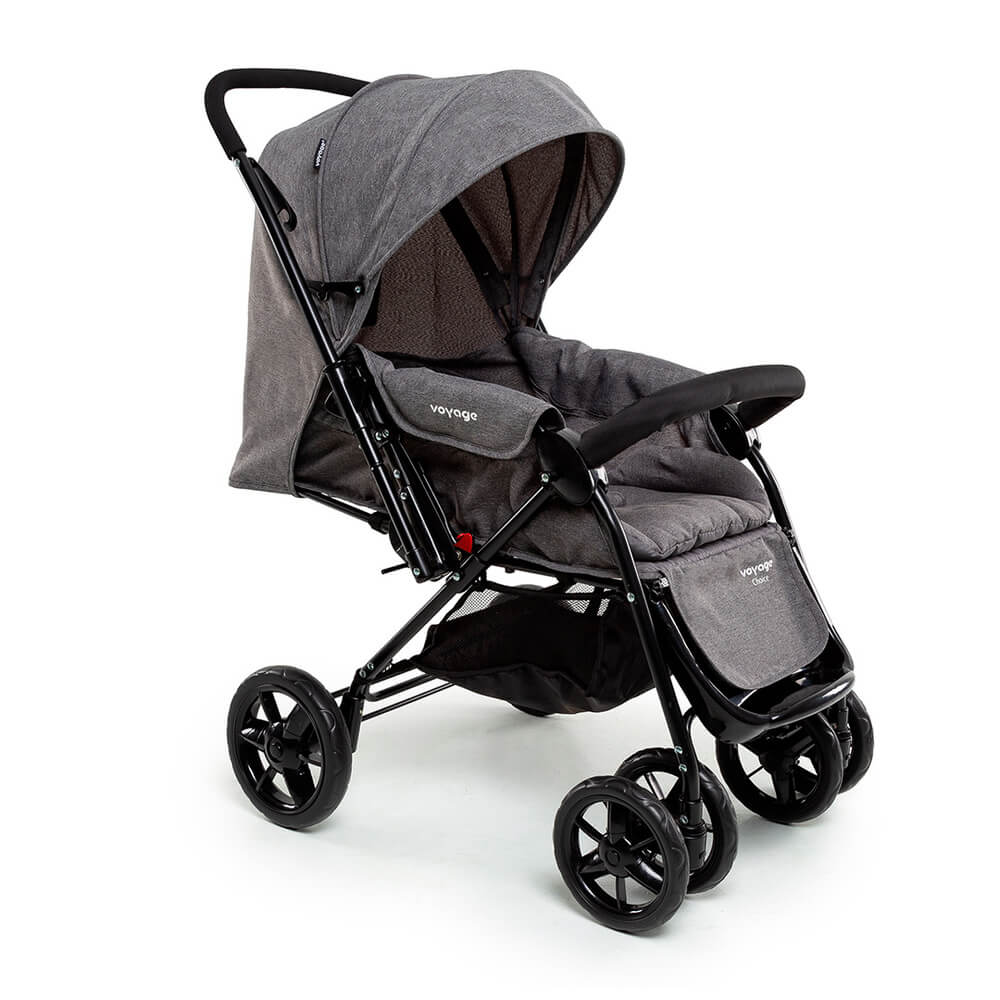 Carrinho de Bebê Choice Voyage Cinza Melange 935312796
