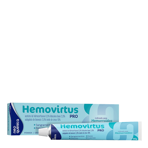 Anti-Hemorroidal Hemovirtus Pro 0,5% + 2,0% + 2,0% + 10% 30G